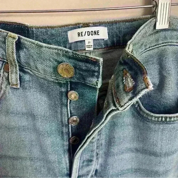 RE/DONE 90’s High Rise Ankle Crop Jean - Picture 4 of 4